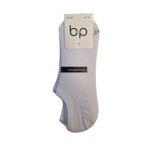 Chaussettes Sneakerliner Blanches - Paquet De 3