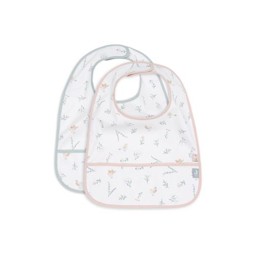 Lot De 2 Bavoirs Imperméables Lovely Birds - Jollein