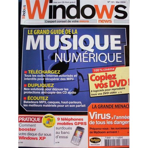 Windows News N° 121 : Le Grand Guide De La Musique Numérique