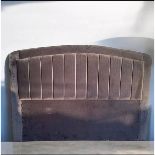 Tête De Lit Gris Foncé En Velours