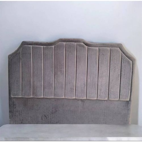 Tête De Lit En Velours Gris Foncé