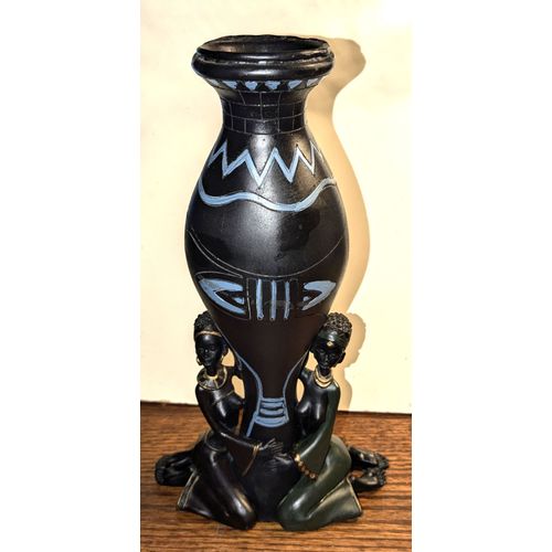 Vase / Soliflore Africain en résine