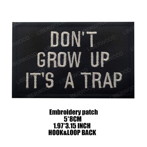 Liberwood-Phrases De Motivation De L'alphabet Anglais,Slogan Drôle,Appliques Pour Jeans,Veste,Sac À Dos #K