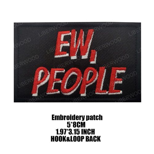 Liberwood-Phrases De Motivation De L'alphabet Anglais,Slogan Drôle,Appliques Pour Jeans,Veste,Sac À Dos #N