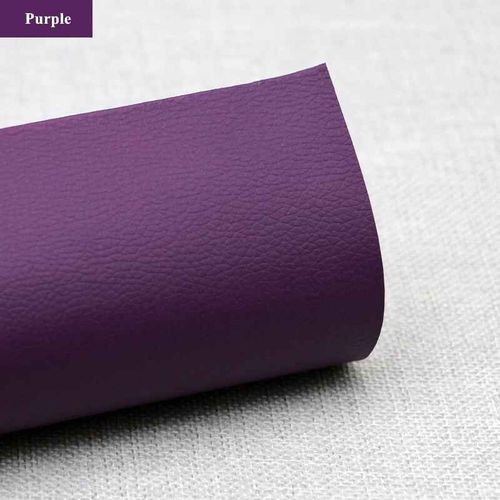Patchs En Faux Cuir Synthétique Litchi Auto-Adhésifs,Réparation De Trous De Canapé De Grands Meubles,Autocollant De Voiture,Table En Similicuir - Type 22.Purple 20x30cm