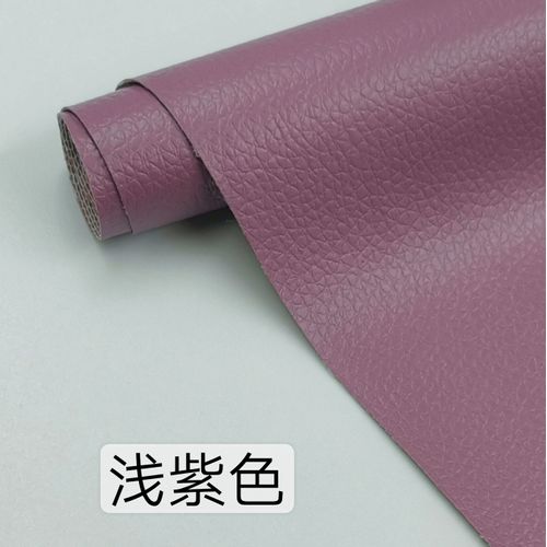 Patchs En Faux Cuir Synthétique Litchi Auto-Adhésifs,Grand Autocollant Multicolore En Pu Pour Réparation De Trous De Canapé,Décoration Imperméable Pour Voiture,20x30cm - Type Light Purple 20x30cm