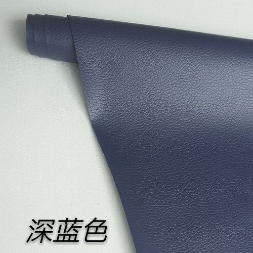 Patchs En Faux Cuir Synthétique Litchi Auto-Adhésifs,Grand Autocollant Multicolore En Pu Pour Réparation De Trous De Canapé,Décoration Imperméable Pour Voiture,20x30cm - Type Navy Blue 20x30cm