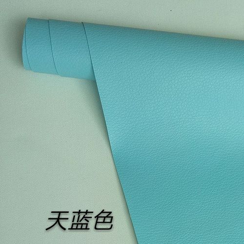 Patchs En Faux Cuir Synthétique Litchi Auto-Adhésifs,Grand Autocollant Multicolore En Pu Pour Réparation De Trous De Canapé,Décoration Imperméable Pour Voiture,20x30cm - Type Sky Blue 20x30cm