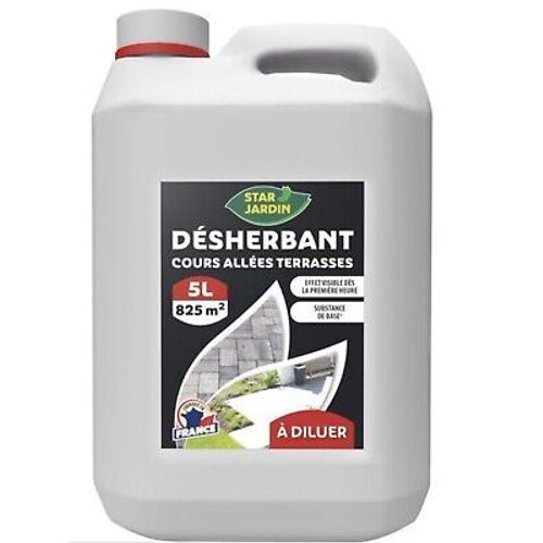 Désherbant Cours Allées Terrasses 5l