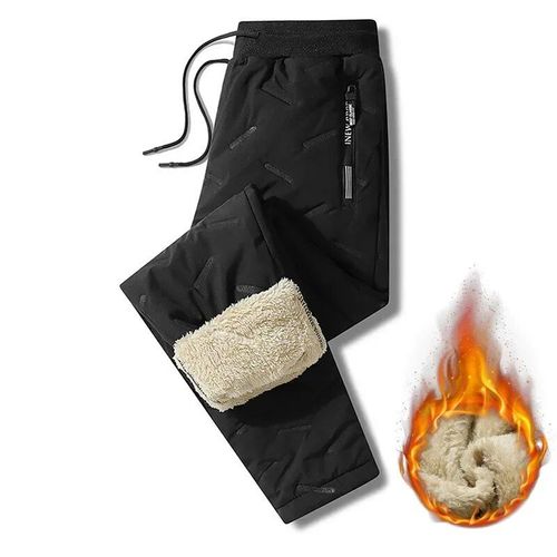 Pantalon De Surv¿¿Tement En Laine D'agneau Thermique Pour Homme",Pantalon En Coton Chaud,Pantalon Imperm¿¿Able,Pantalon Coupe-Vent,V¿¿Tements De Surv¿¿Tement D'hiver,Optique En Peluche,Sourire,"Fjcasual