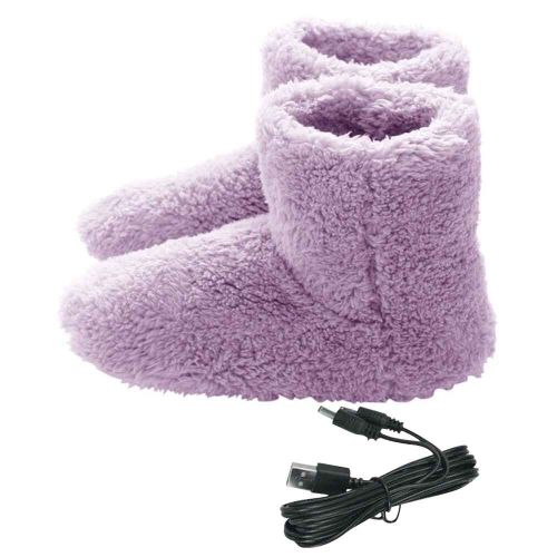 Chaussures De Pied Chauffantes Usb Pour Hommes Et Femmes,Bottes De Neige Chaudes,Pantoufles Électriques En Peluche,Pieds Lavables,Chaussures Métropolitaines,Taille 35-43,Hi - Type 35-39 Women Shoes