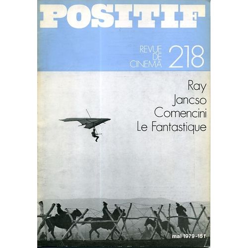 Positif Revue Du Cinema N° 218 : Ray Jancso Comencini Le Fantastique