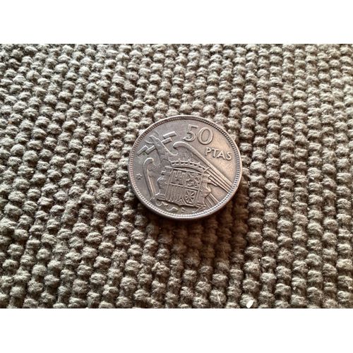 1 Pièce De 50 Pesetas, Espagne, Année 1957