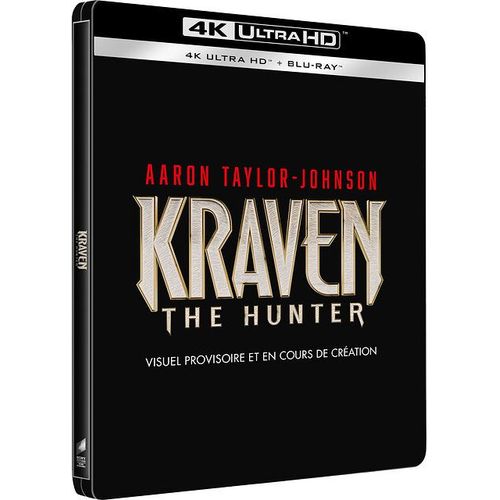 Kraven The Hunter - 4k Ultra Hd + Blu-Ray - Boîtier Steelbook Limité