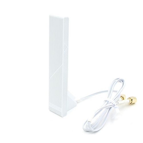 Gigabyte-Carte réseau sans fil à base magnétique,antenne 2 stéroïdes R,bande de touristes,prend en charge la carte mère Z790,WIFI7,2.4G,5G - Type white