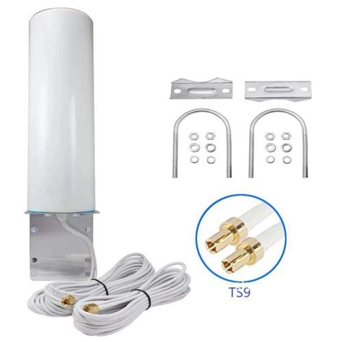 Antenne externe omnidirectionnelle Gun ACIA,amplificateur de signal de téléphone portable,routeur,carte réseau,3G,4G - Type 10mTS9