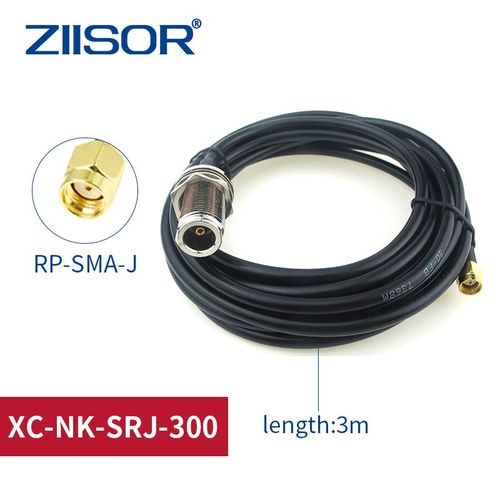 Antenne extérieure en fibre de verre SMA pour point d'accès,prolongateur WiFi longue portée pour touristes,bande N mâle,5G,2.4 GHz,5.8GHz,2.4 GHz - Type N-K TO RP SMA-J