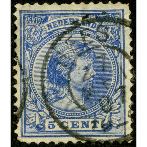 Timbre Oblitéré Nederland, 5 Cent