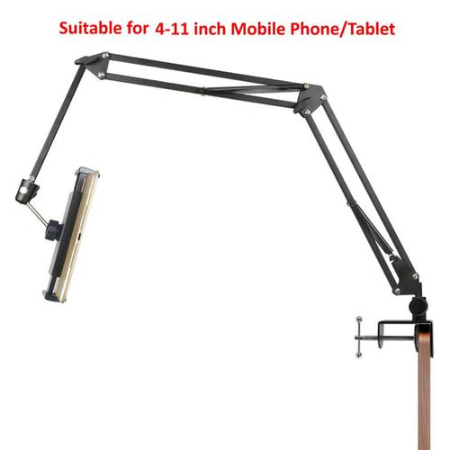 Support De Tablette À Bras Long Pour Ipad,Support Paresseux,Support Rapide,Support De Smartphone,Lit Et Bureau,4 À 11 Pouces,360 Résistant - Type There Arm Holder