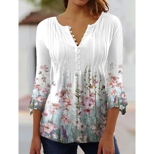 Chemise De Tempérament À Manches Longues Pour Femmes,Haut Décontracté,Vacances De Week-End,Élégant,Adt