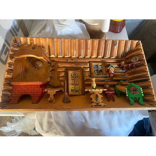 decor tableau alsacien bois