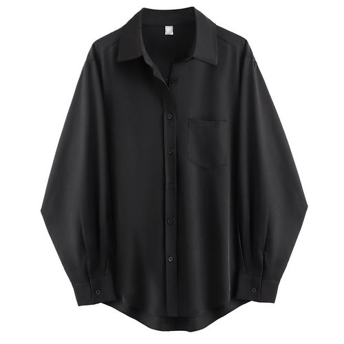 Chemise À Manches Longues Et Boutons Pour Femme,Tunique Ample,Minimaliste,Chic,Surdimensionnée,Printemps,2023