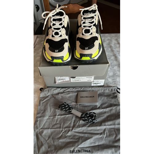 Basket Balenciaga Triple Sneaker Grey / Yellow Fluo - 37