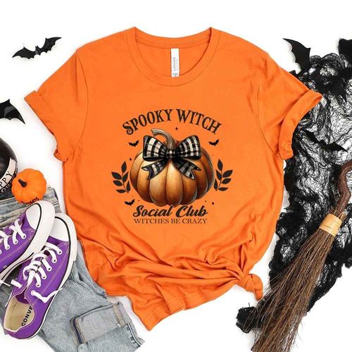 Économie College Happy Halloween Pour Femmes,Économie D'été Décontractés,Économie Y-Spooky Season,Économie Fantômes Citrouilles D'halloween,Cadeaux D'halloween