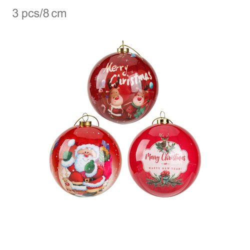 Christmas Gifts Decoration,Sapin de Noël Décorations Cadeau,Pmotevely bles,2024,8cm,3Pcs