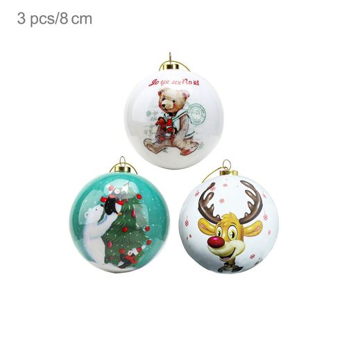 Christmas Gifts Decoration,Sapin de Noël Décorations Cadeau,Pmotevely bles,2024,8cm,3Pcs