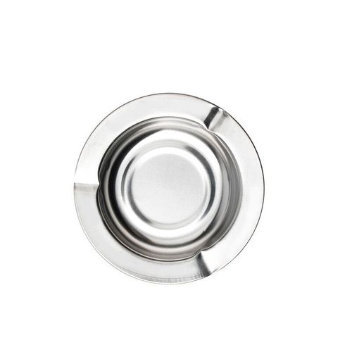 Cendrier en métal en acier inoxydable,Laguna et Escalette agaçante - Type Round