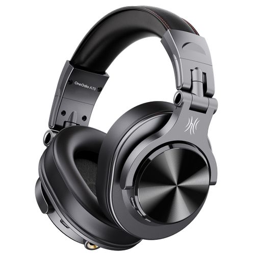 ecouteurs bluetooth 5.2 A70 Fusion,casque d'écoute stéréo Hi-Res Audio,Over Ear sans fil pour l'oreille,moniteur d'enregistrement professionnel DJ 72H - Type Black