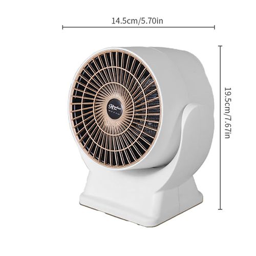 Radiateur portable pour usage intérieur,mini radiateur 800W,ventilateur personnel,chauffage rapide,petit radiateur de pièce en céramique avec chauffage - Type SF217-White-220V