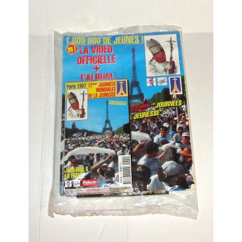 cassette vhs jean paul 2 en france paris 1997 + fascicule album souvenir
