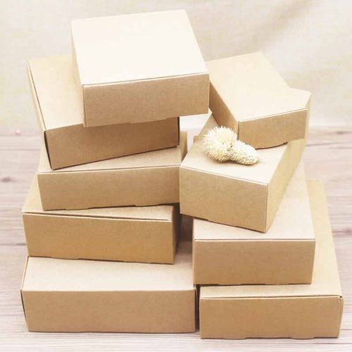 Boîte À Avion En Papier Kraft Multi-Taille,Emballage Blanc,Fournitures De Faveur De Fête De Mariage,Rangement De Bonbons Au Chocolat Fait Main Regina,10 Pièces - Type Brown Color-12x12x5cm