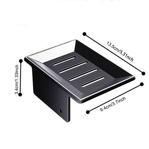 Boîte De Rangement Murale Rotative Sans Poinçonnage,Boîte De Rangement Minimaliste Regina,Étagère De Toilette,Toilette De Proximité - Type Black