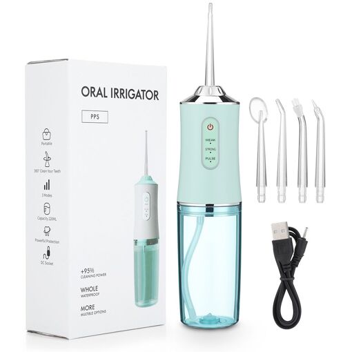 Irrigateur Chevportatif Aste Par Usb,Hydropulseur Dentaire,Jet D'ea...