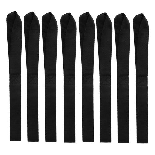 Sangle Abati Ée À Boucle Souple Pour Moto Rl,Sangle De Fixation Pour Vélo De Course,Paquet De 8,13x1 Po - Type Black #B