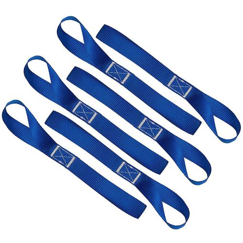 Attaches D'emballage Pour Moto Et Voiture,Sangle De Coffre Pour Bagages,Sangles Souples En Nylon,Fixes,Durables Et Polyvalentes - Type 6pcs Blue