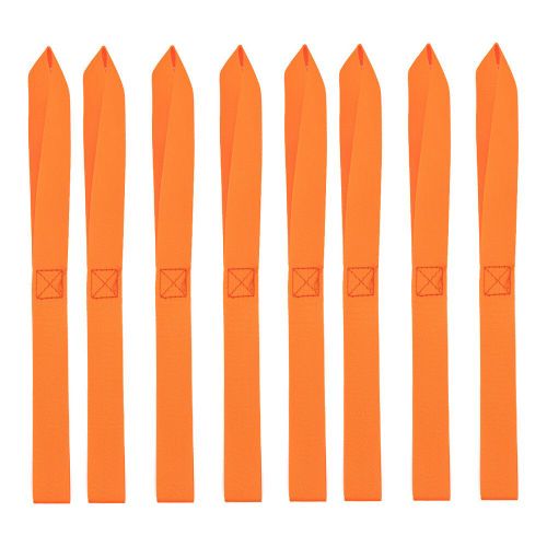 Sangle Abati Ée À Boucle Souple Pour Moto Rl,Sangle De Fixation Pour Vélo De Course,Paquet De 8,13x1 Po - Type Orange #A