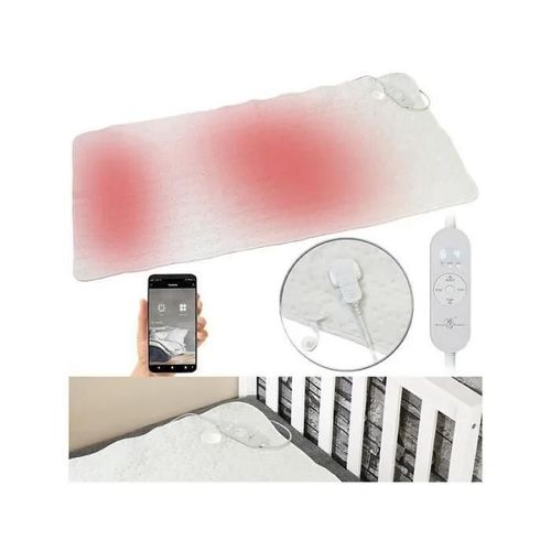 Sur-Matelas Chauffant Connecté - Wilson - 160 X 80 Cm - 2 Zones De Température