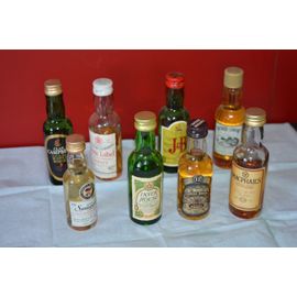 Lot 8 Mignonnettes Whisky Pleines