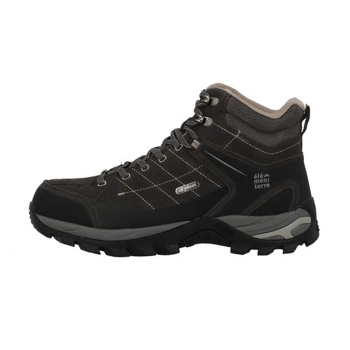 Chaussures Marche Randonnées Elementerre Chaussure De Marche Tige Haute Gris Anthracite Foncé