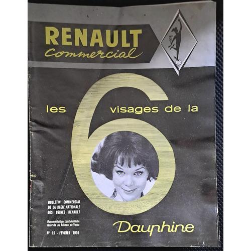 Revue Renault Commercial N°15 - Collection Fev 1959