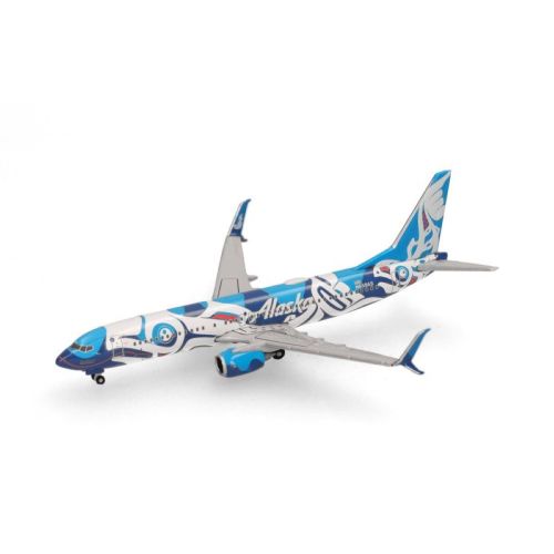 Boeing 737 -800 Alaska Airlines Salmon People 1/500 Herpa-Herpa