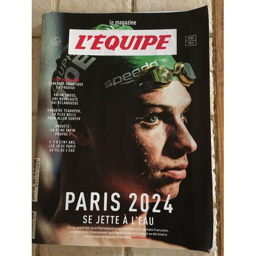 L'équipe Le Magazine 2132 "Paris 2024 Se Jette À L'eau" 29/07/2023