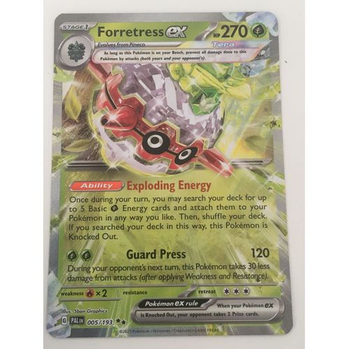 Foretress Ex Tera, 005/193, Evolution À Paldea
