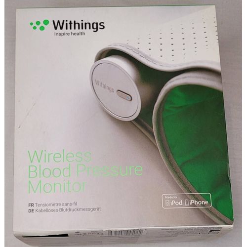 Withings Bpm Connect - Tensiomètre Électronique À Bras, Tensiometre Bras, Appareil Pour Mesurer La Tension, Brassard Tensiometre - Synchronisation Wi-Fi Et Bluetooth