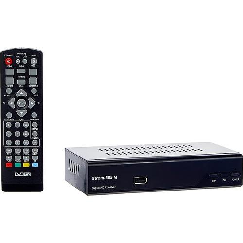 Récepteur Décodeur TNT HD Strom-505 M - HDMI / PÉRITEL - H.265 - Fonction enregistrement - USB