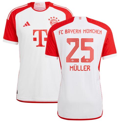 Maillot Domicile Fc Bayern Adidas Authentic 23/24 Avec Flocage Müller 25